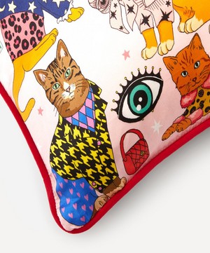 Karen Mabon - Fashion Cats Cushion image number 2