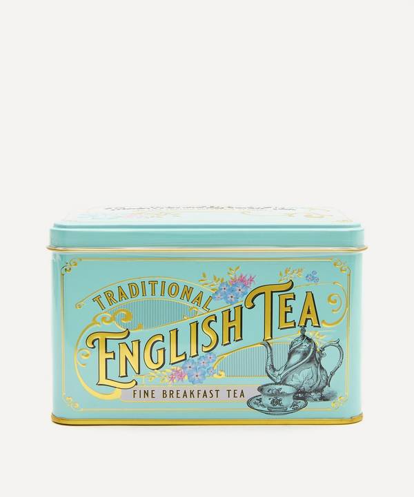 New English Teas - Vintage Victorian Mint Green Tea Caddy 80g