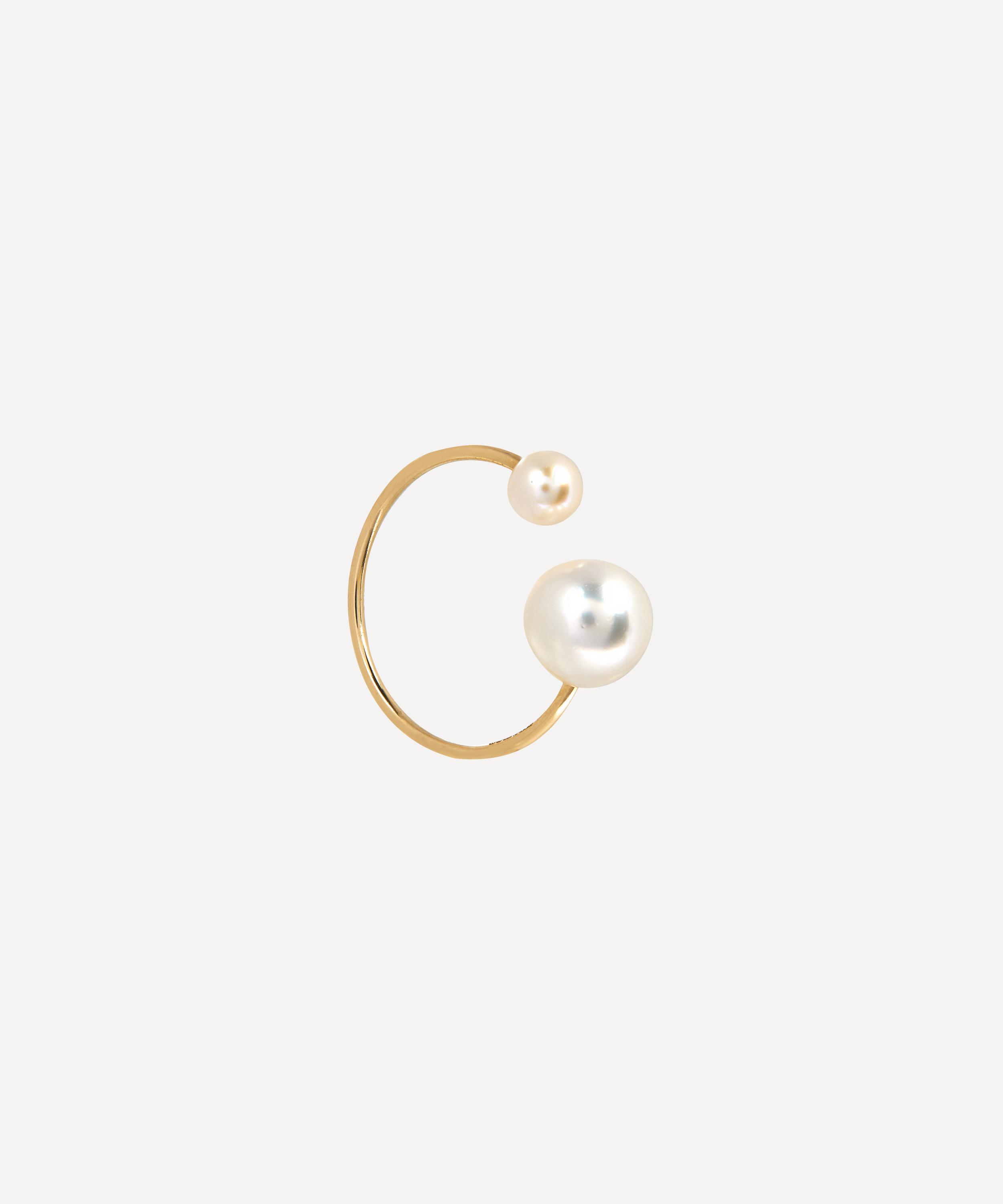 Hirotaka - 10ct Gold Akoya Pearl Ear Cuff image number 0