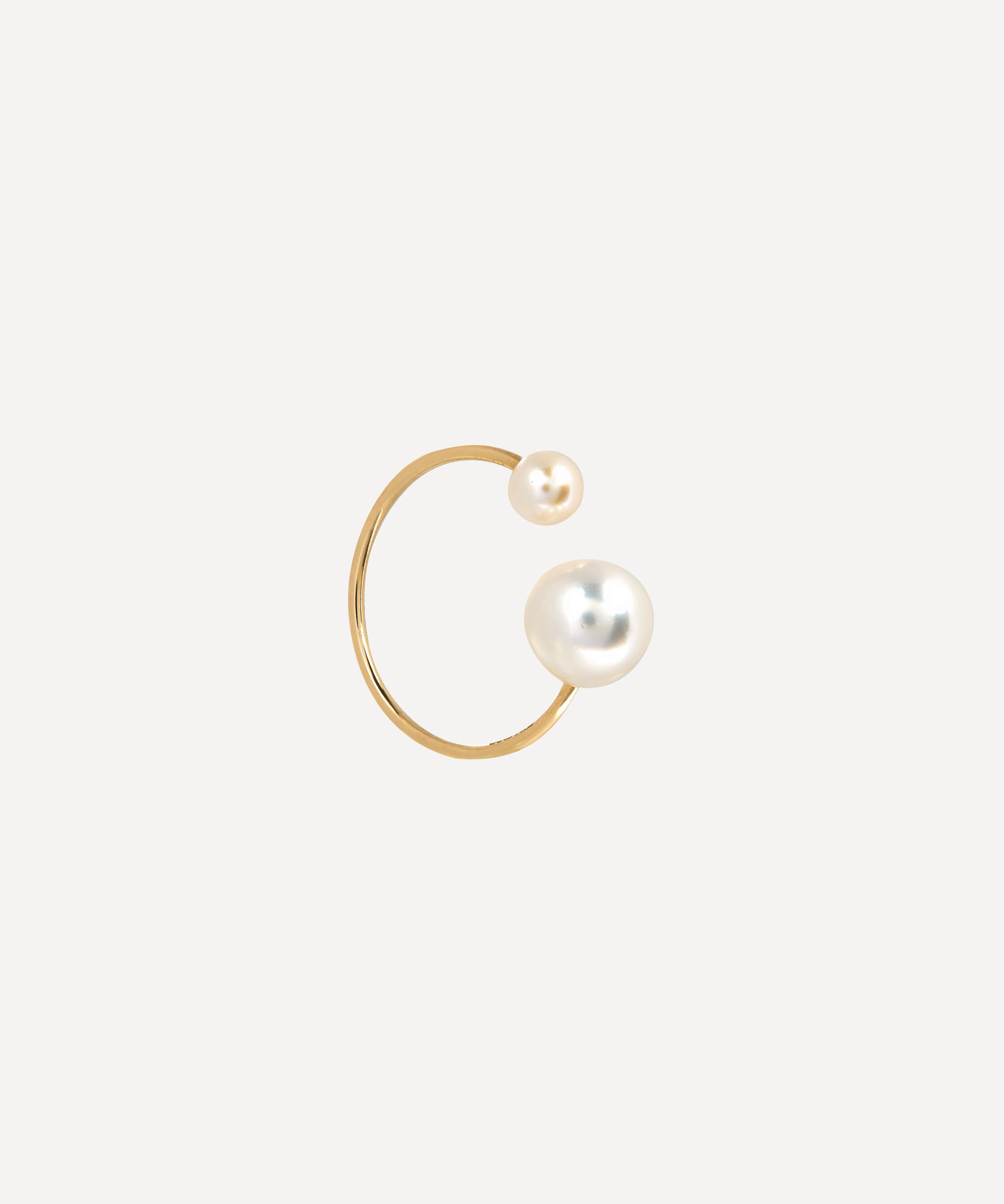 Hirotaka 10ct Gold Akoya Pearl Ear Cuff | Liberty