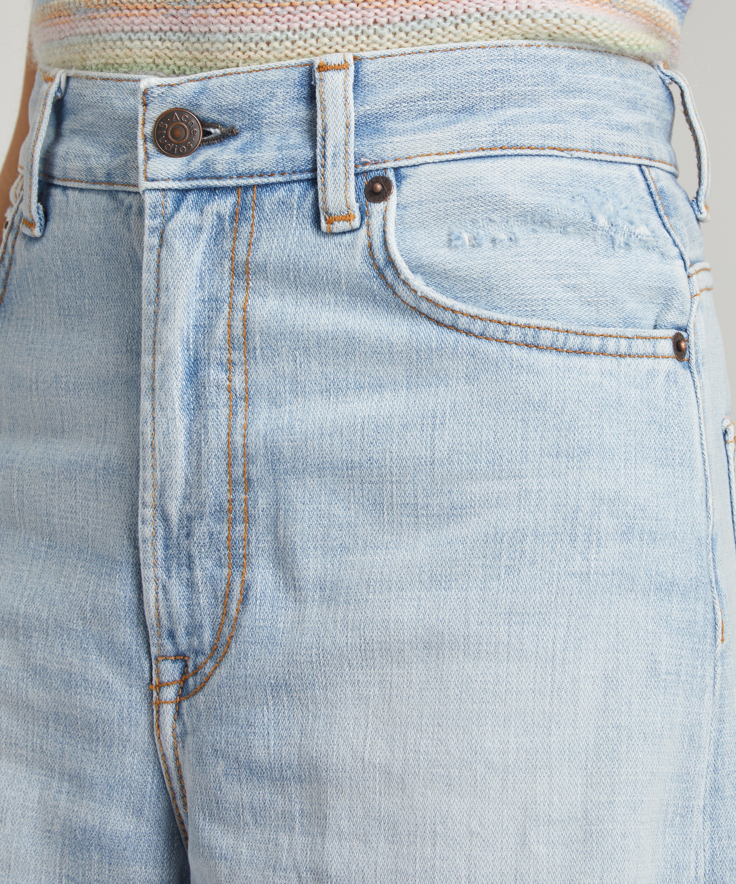Acne Studios Loose Fit Jeans Light Beige Men's - US