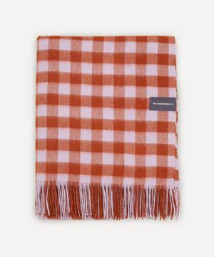 The Tartan Blanket Co. - Gingham Lambswool Blanket image number 1