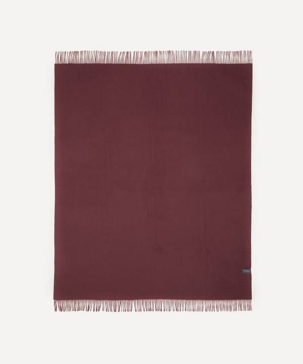 The Tartan Blanket Co. - Mulberry Lambswool Blanket