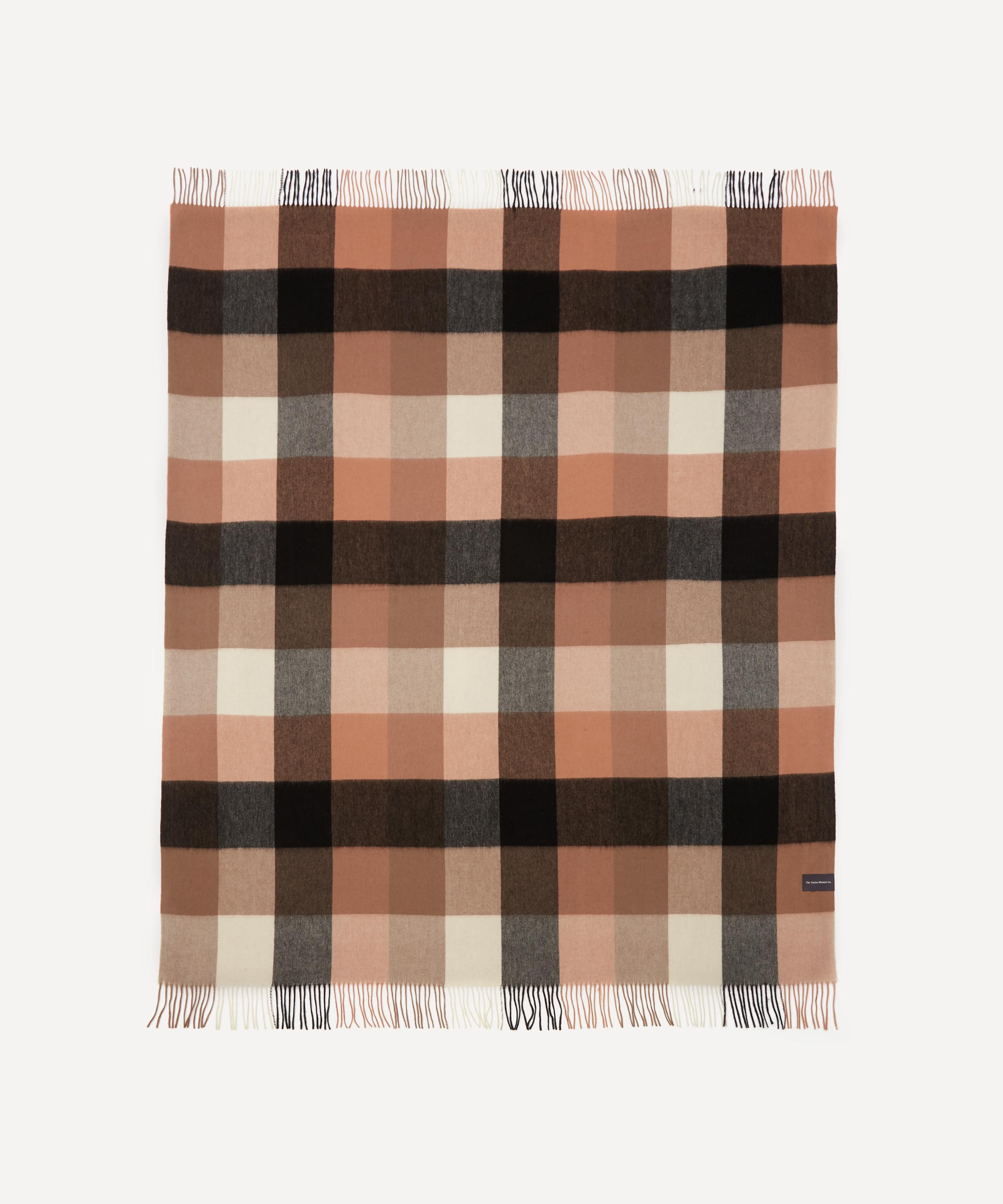The Tartan Blanket Co. - Block Check Lambswool Blanket image number 0