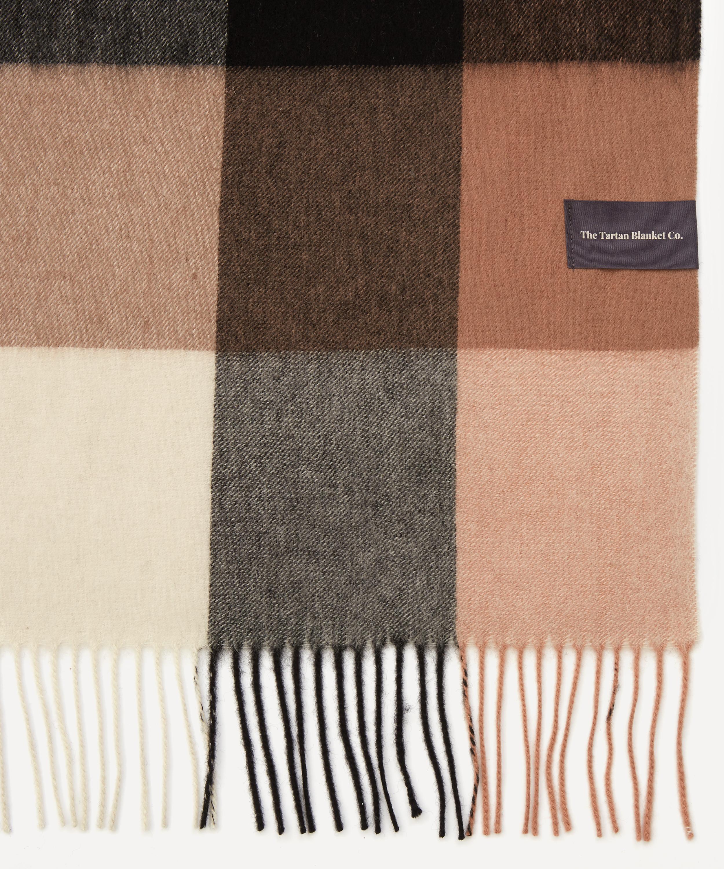 The Tartan Blanket Co. - Block Check Lambswool Blanket image number 2