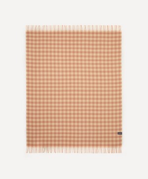 The Tartan Blanket Co. - Gingham Lambswool Blanket image number 0