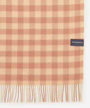 The Tartan Blanket Co. - Gingham Lambswool Blanket image number 2