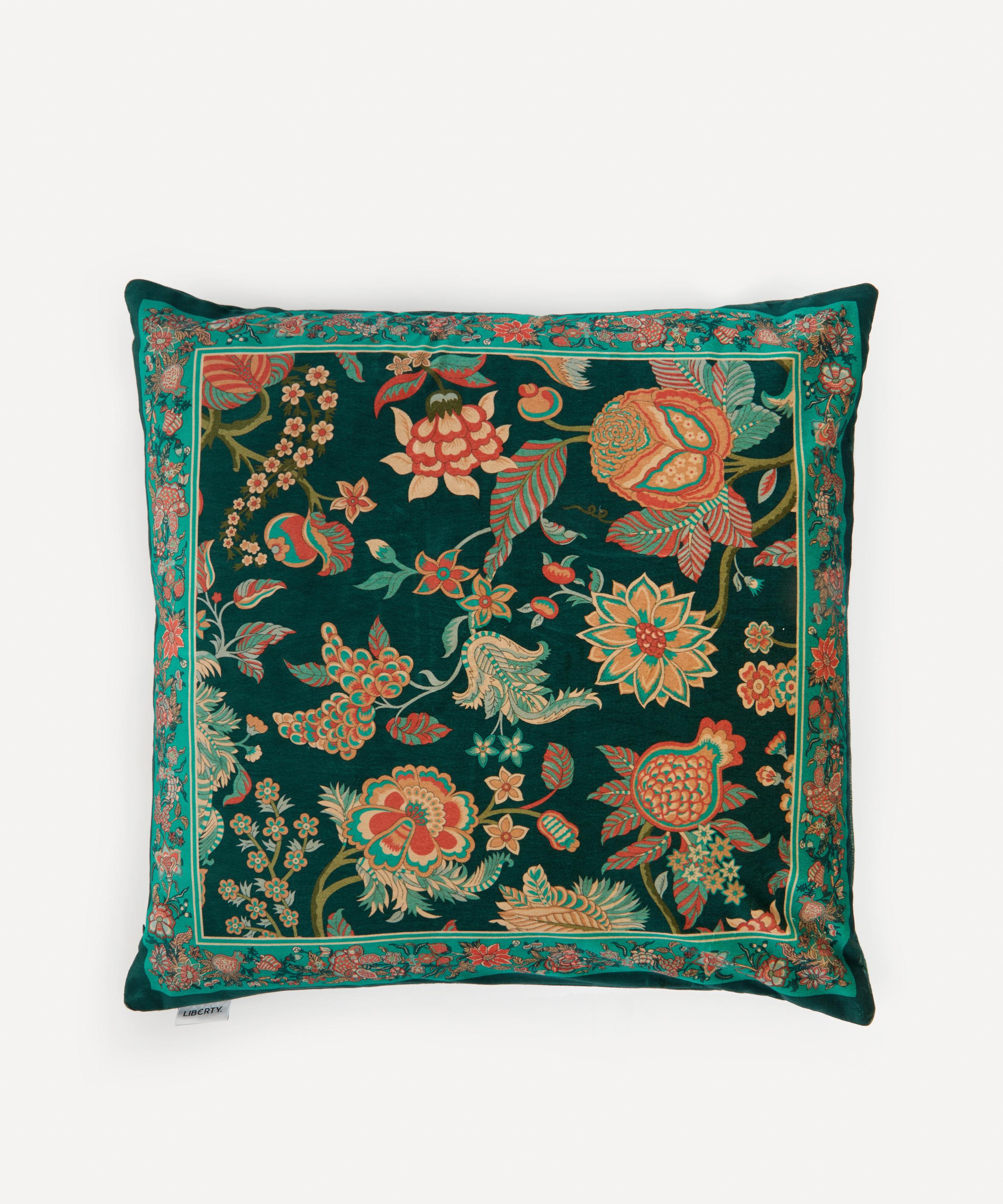 Liberty - Palampore Trail Square Velvet Cushion image number 1