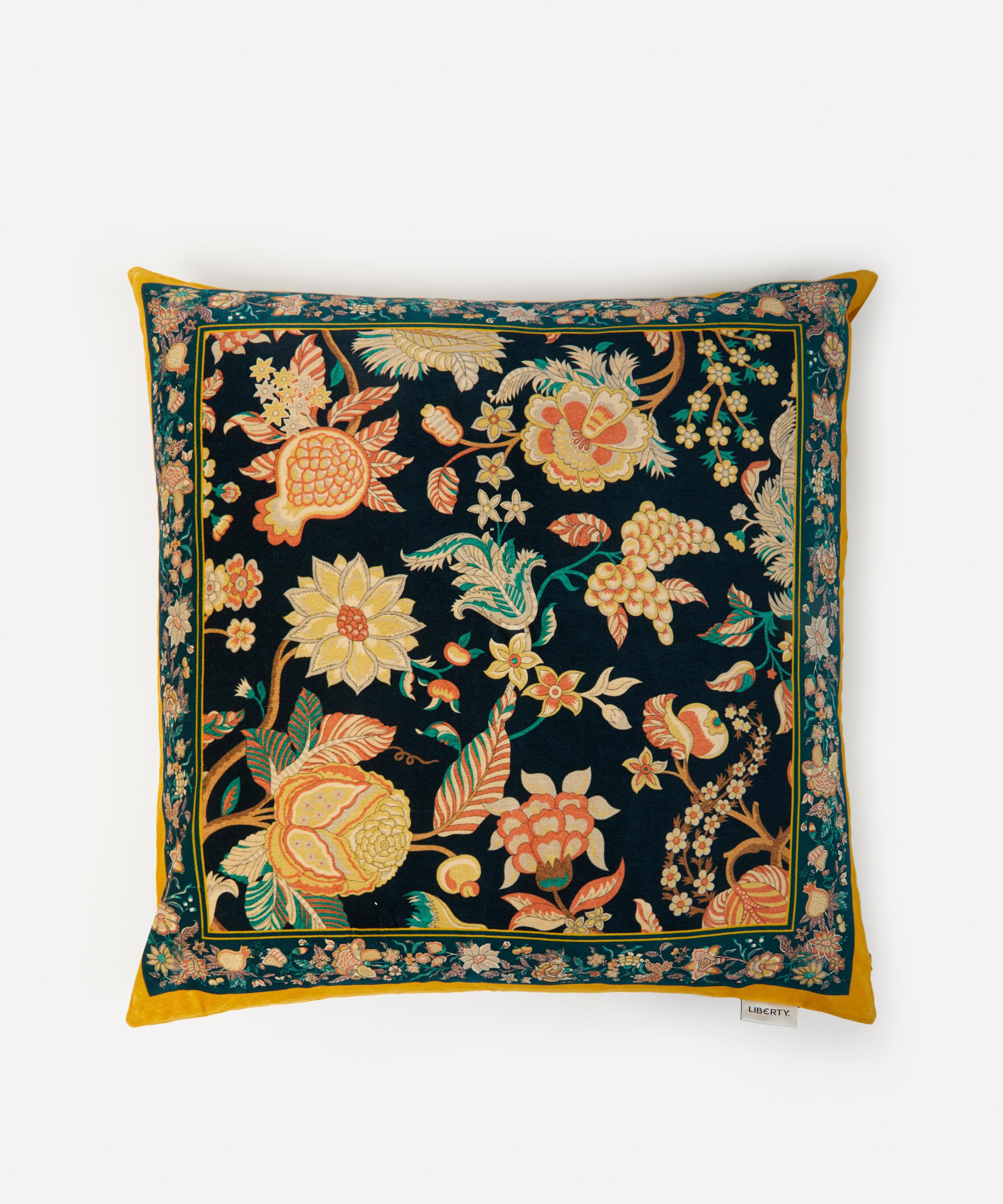 Liberty - Palampore Trail Square Velvet Cushion image number 0