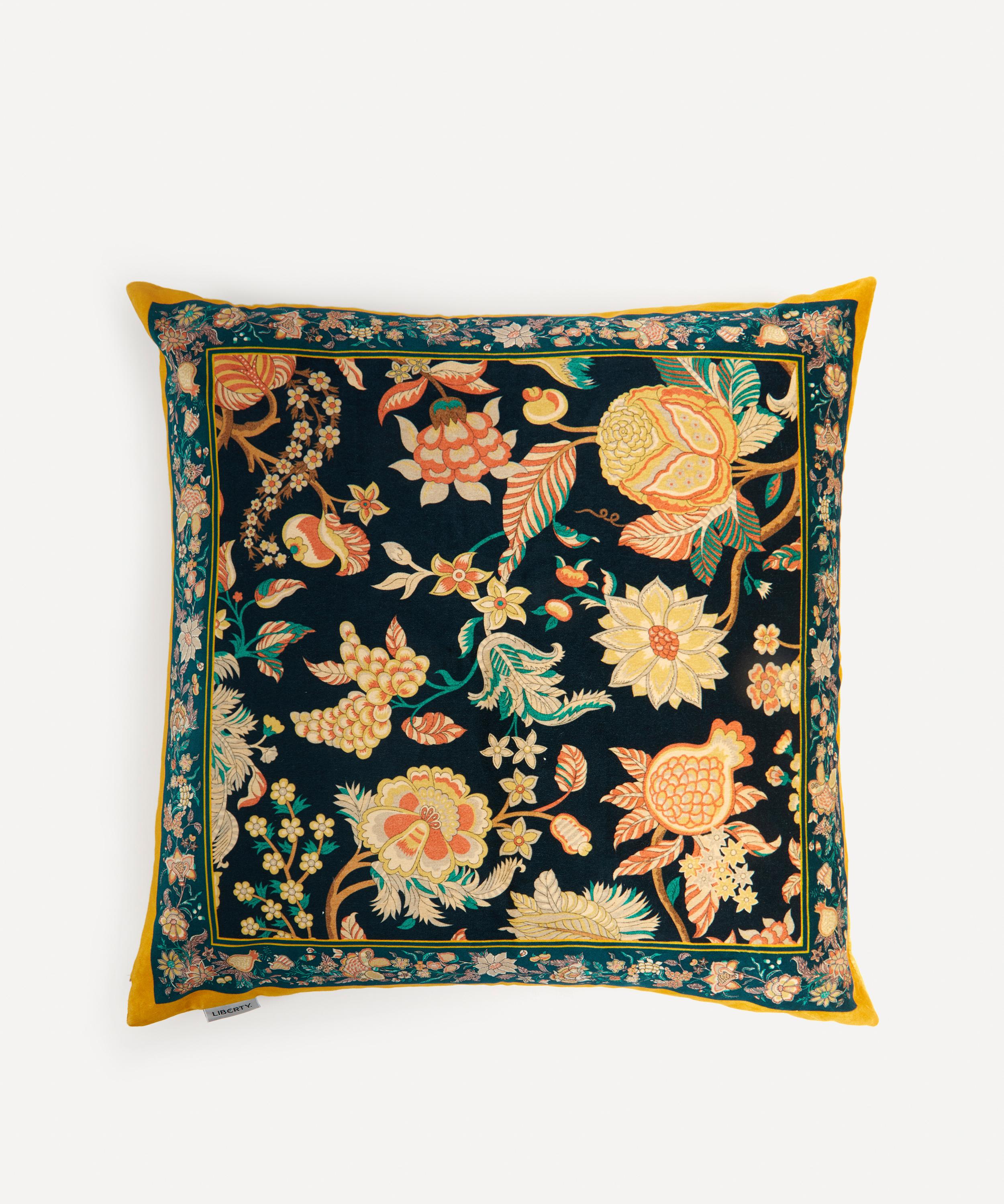Liberty - Palampore Trail Square Velvet Cushion image number 1