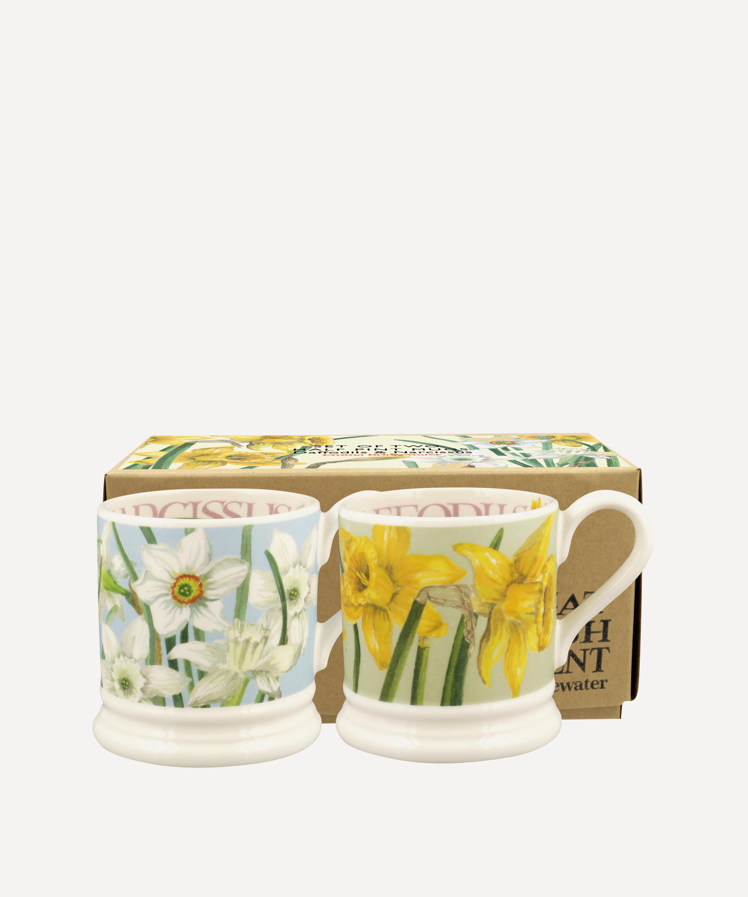 Emma Bridgewater - Daffodils and Narcissus Boxed Half-Pint Mugs Set of Two image number 0