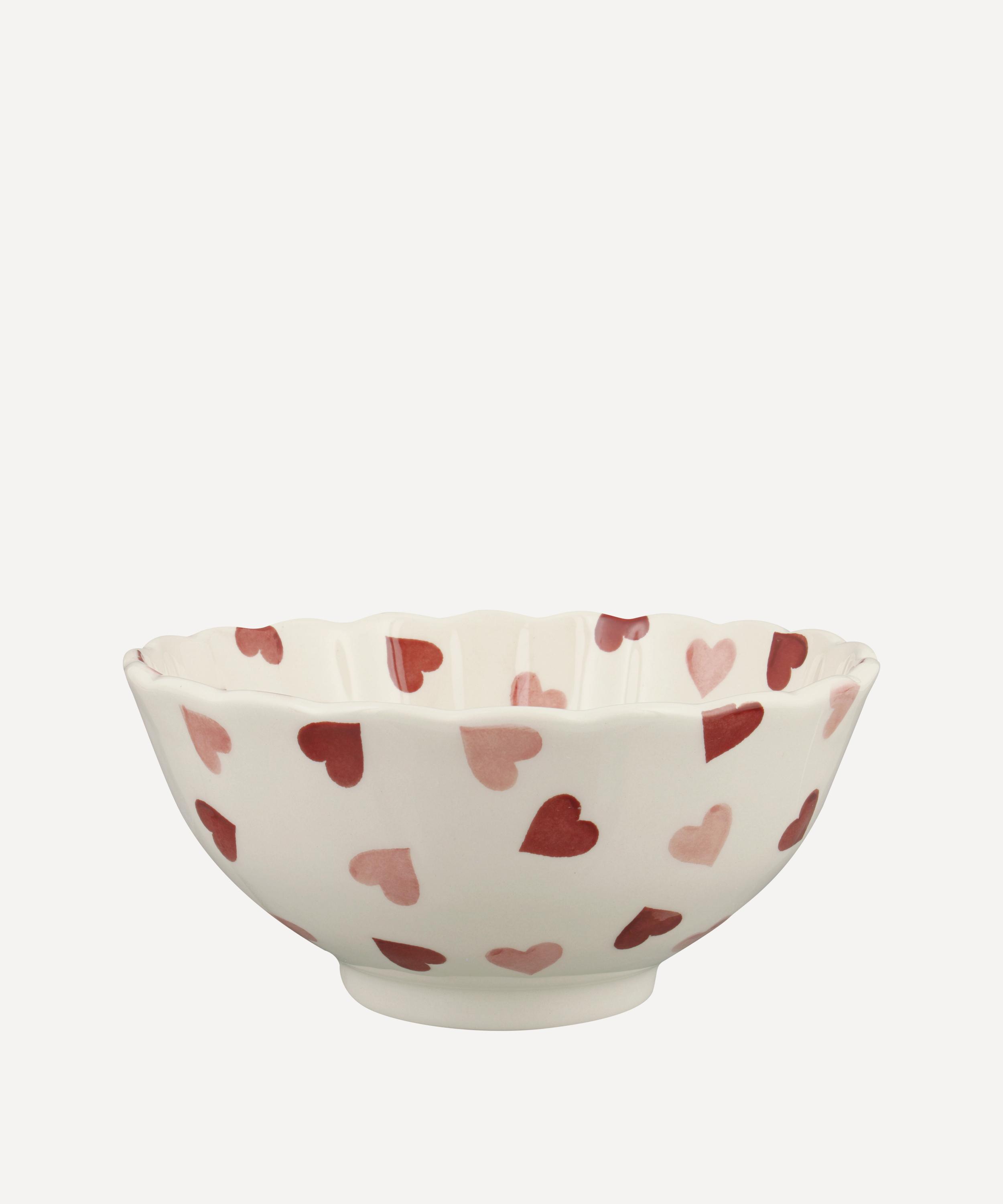 Emma Bridgewater - Pink Hearts Medium Fluted Bowl image number 0
