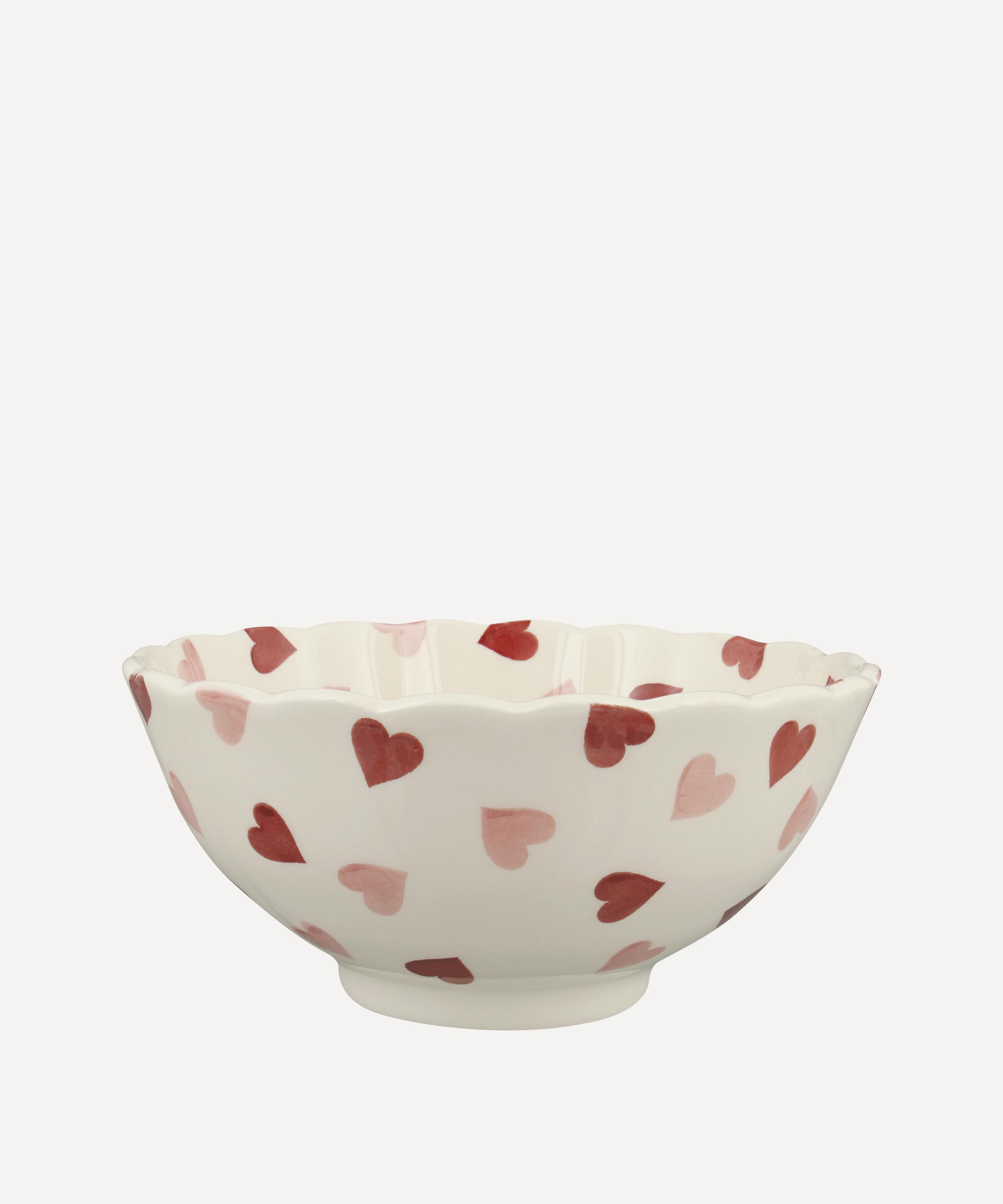 Emma Bridgewater - Pink Hearts Medium Fluted Bowl image number 2