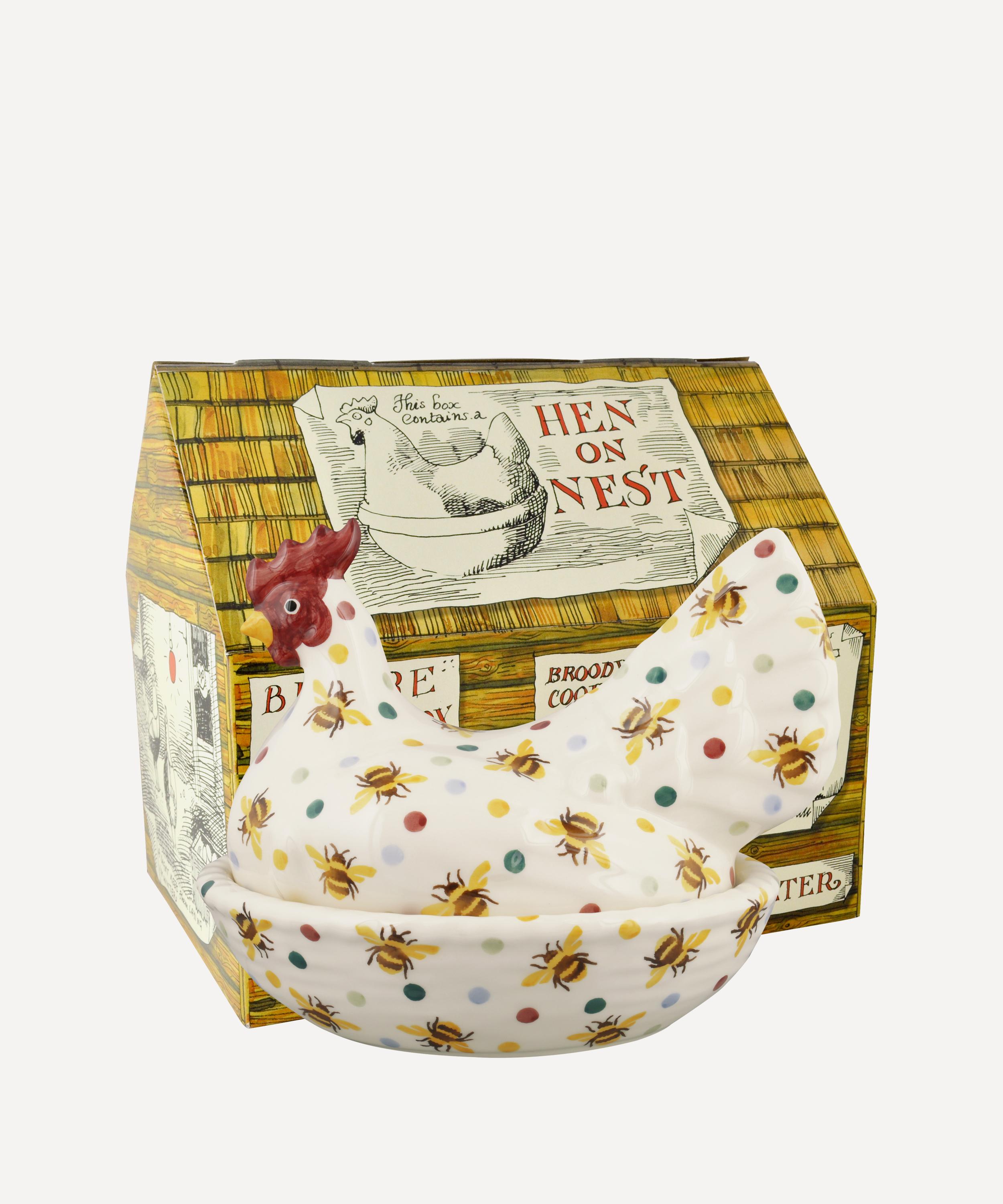 Emma Bridgewater - Bumblebee and Small Polka Dot Large Hen on Nest Boxed image number 0
