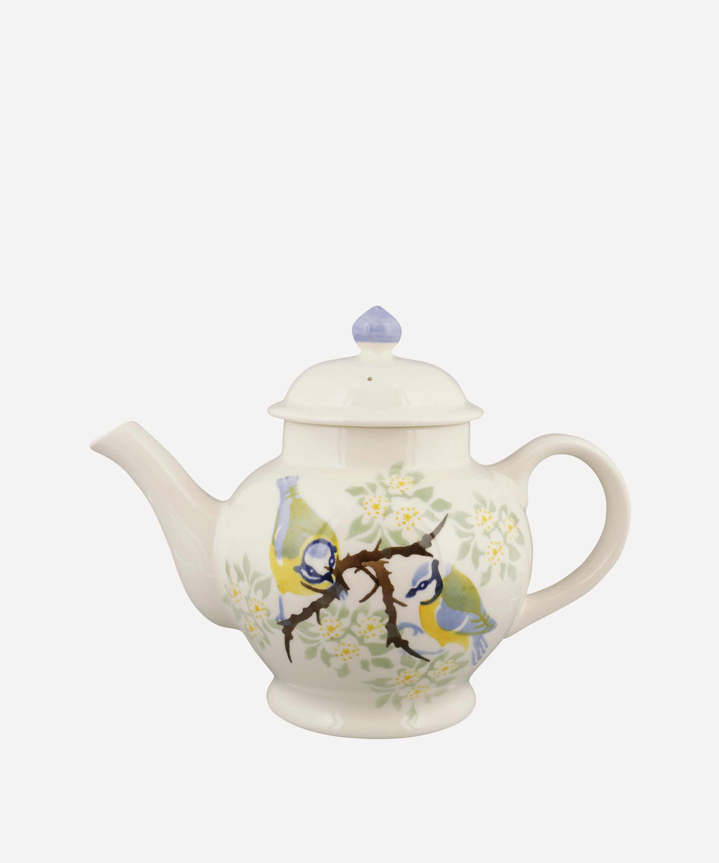 Emma Bridgewater - Blossom & Blue Tits Four-Mug Teapot Boxed image number 1