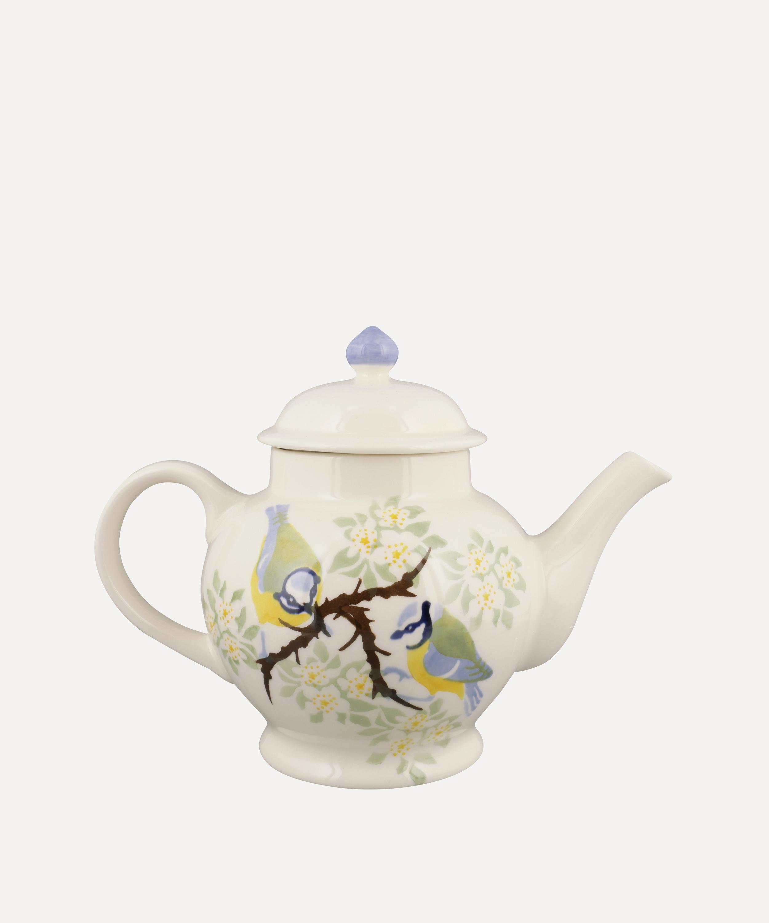 Emma Bridgewater - Blossom & Blue Tits Four-Mug Teapot Boxed image number 3