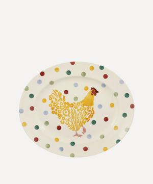 Emma Bridgewater - Spring Chickens Medium Oval Platter image number 0