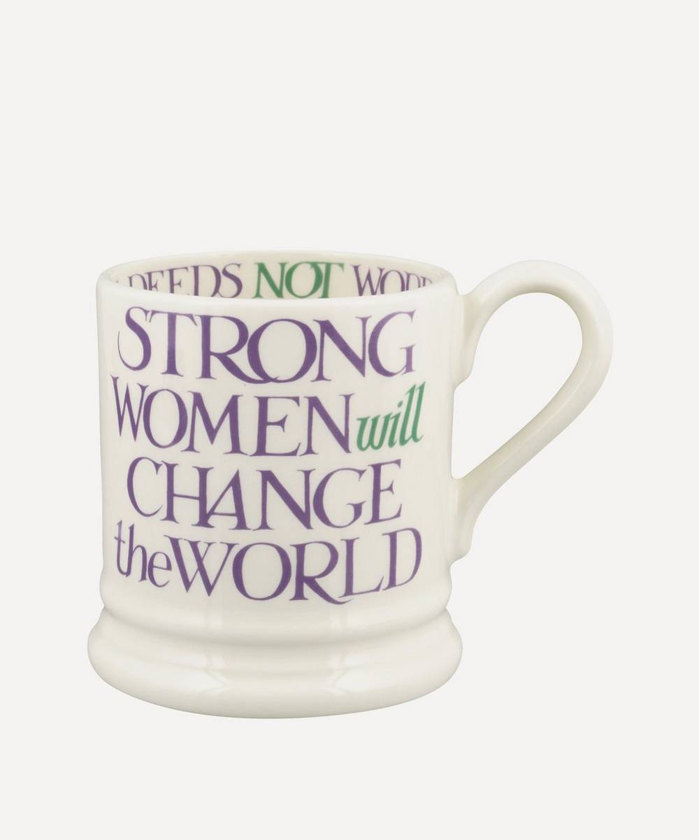Emma Bridgewater - Purple Toast Strong Women Half-Pint Mug