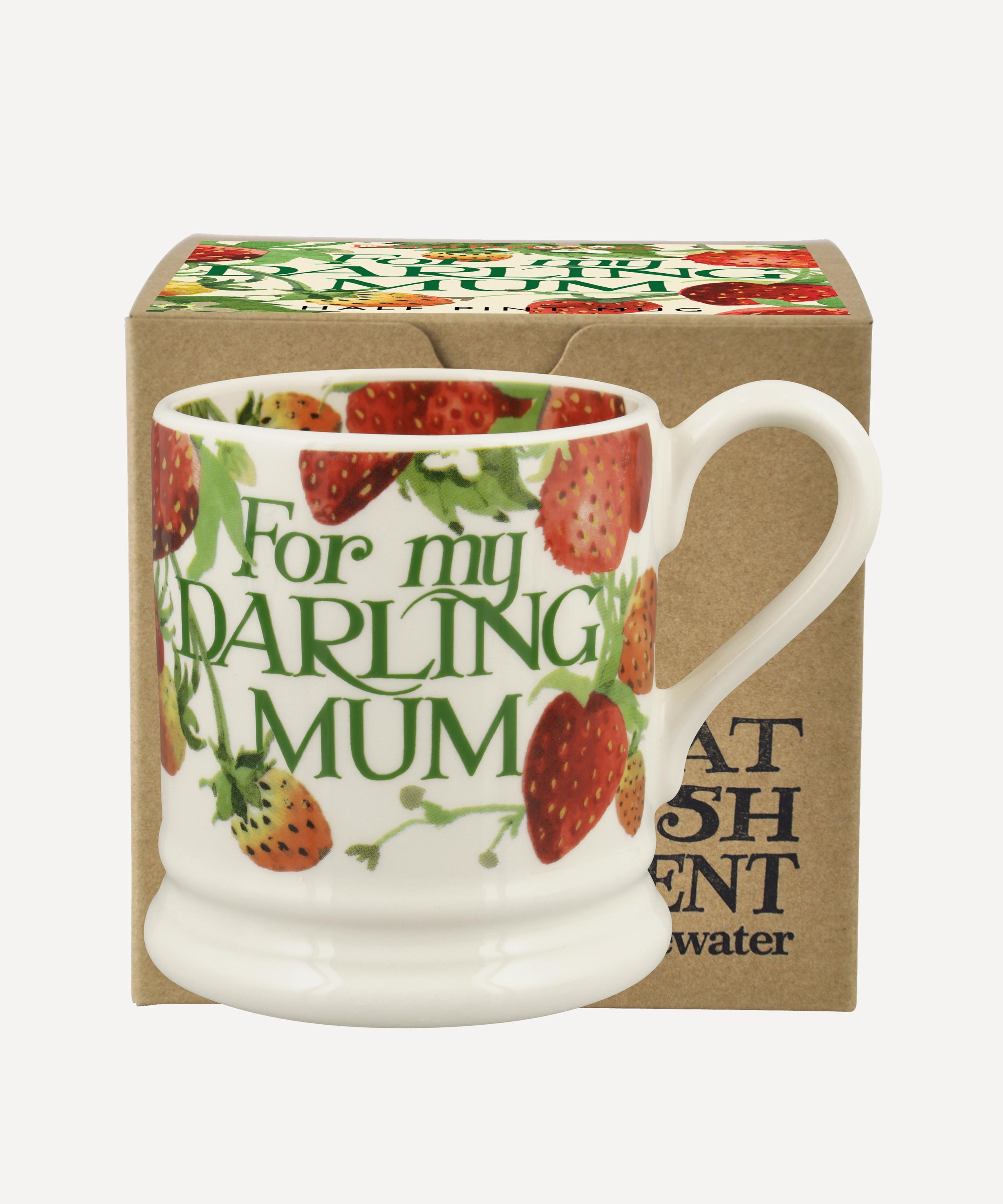 Emma Bridgewater - Strawberries Darling Mum Boxed Half-Pint Mug image number 0