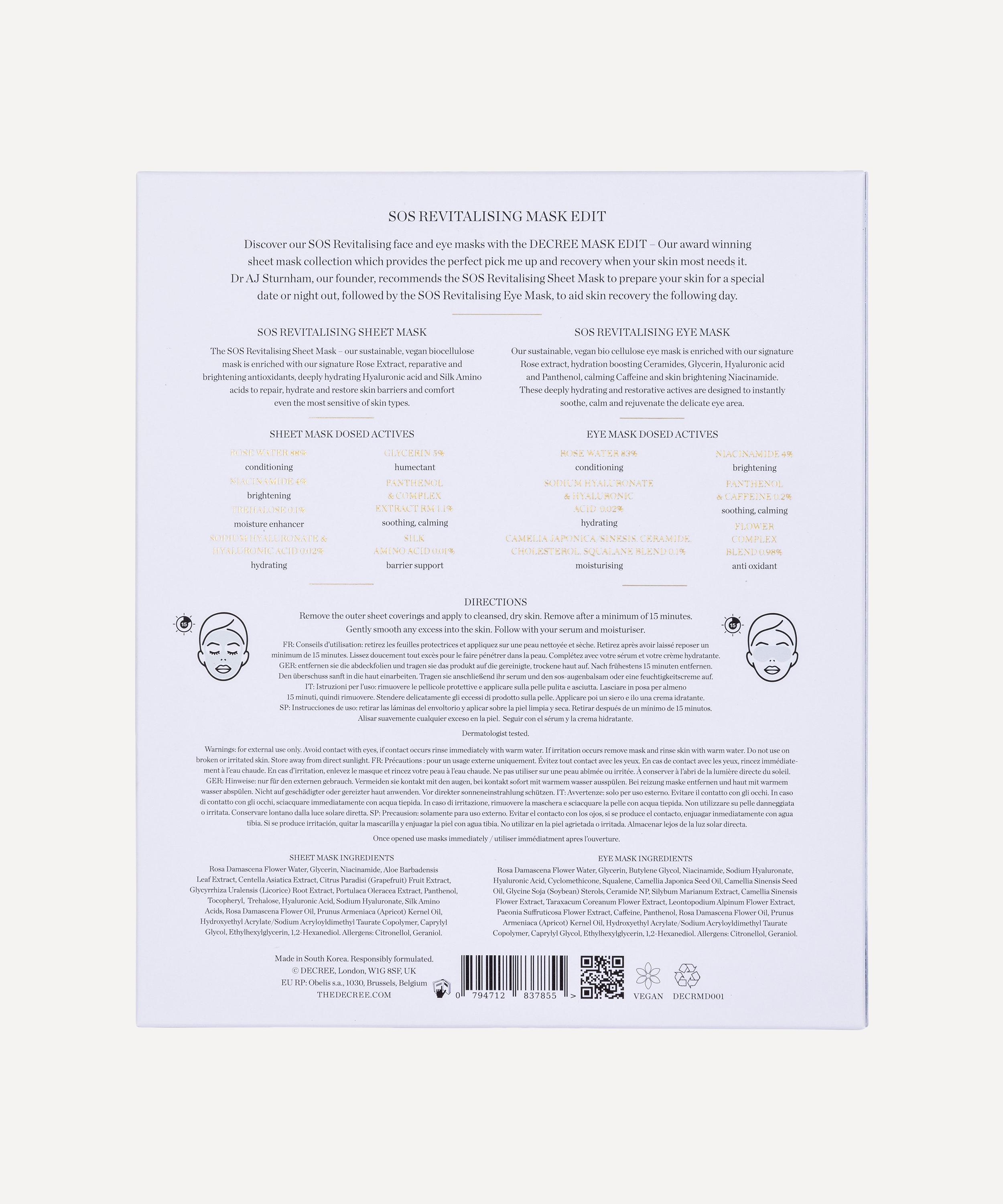 Decree - SOS Revitalising Mask Edit image number 2