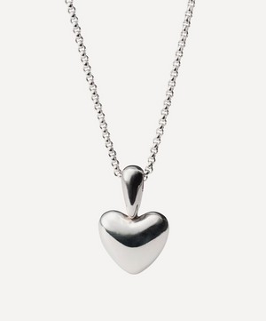 Annika Inez - Silver Voluptuous Heart Pendant Necklace image number 0