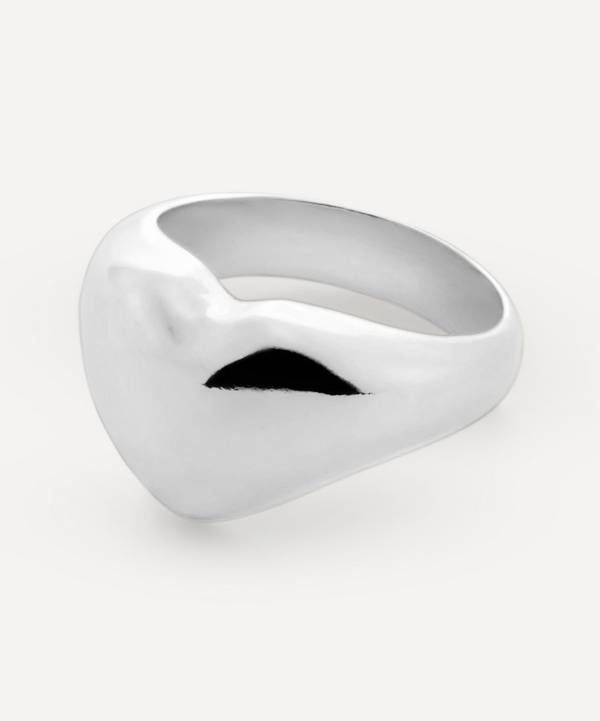 Annika Inez - Silver Heart Ring image number 0
