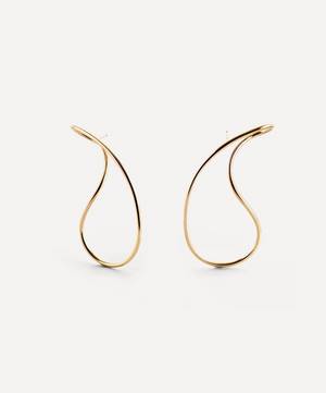 14ct Gold-Filled Large Endless Curve Earrings