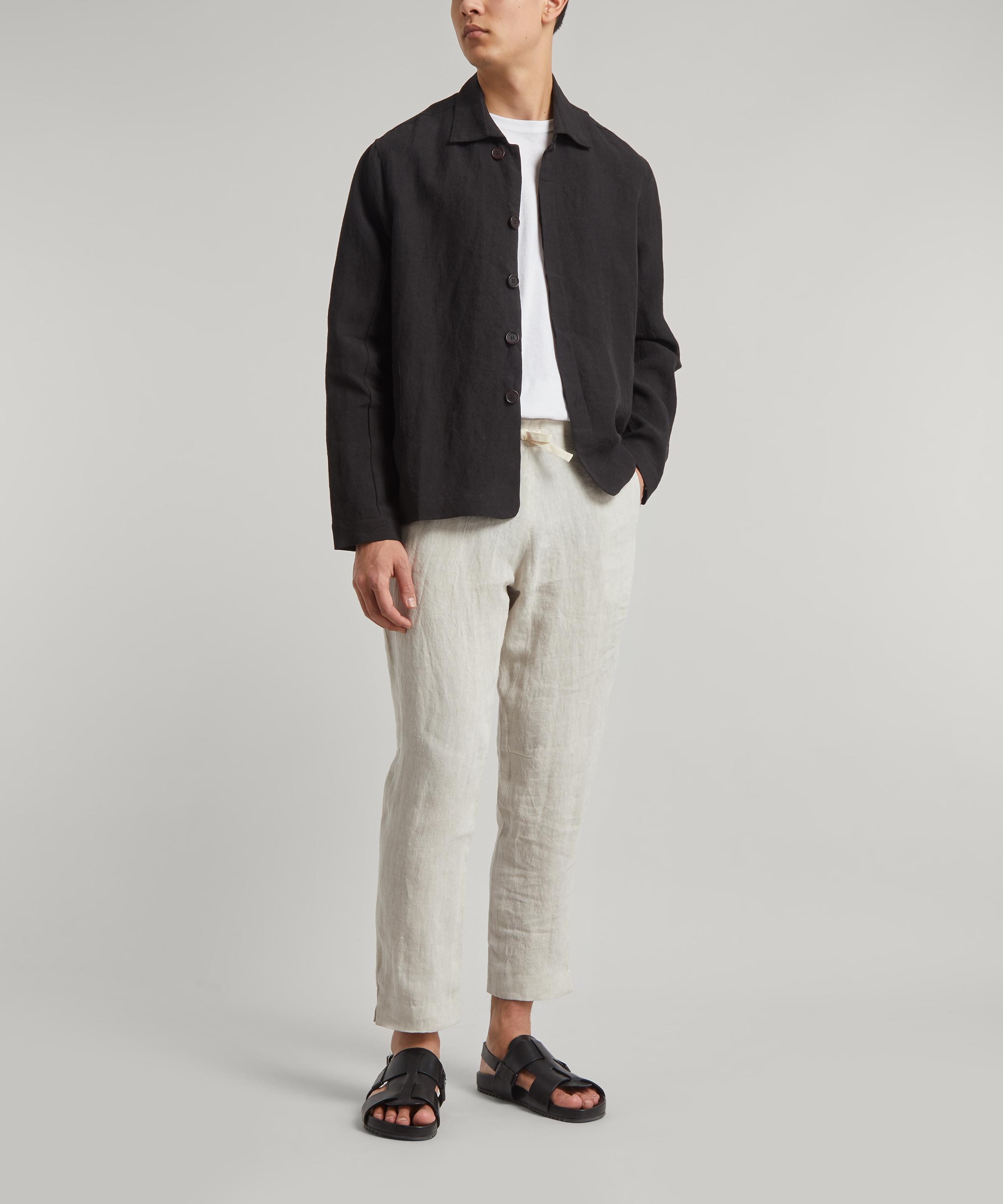 Lightweight linen outlet jacket