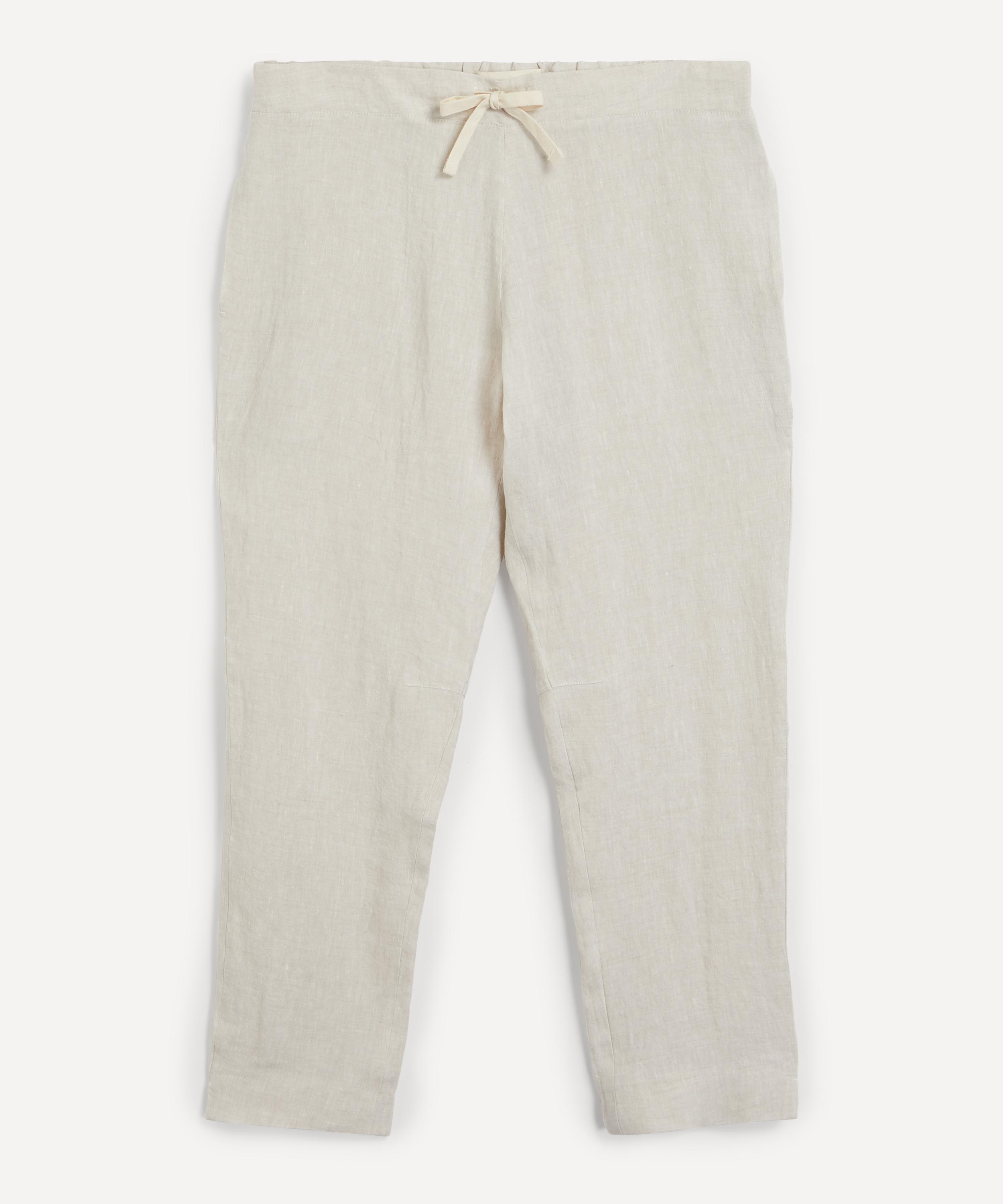 Marané - Elasticated Linen Trousers image number 0