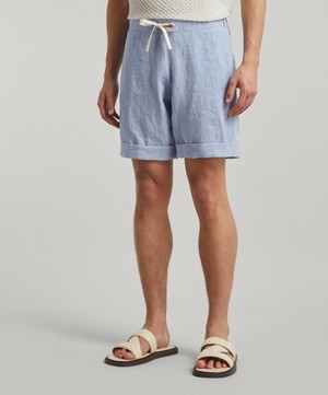 Marané - Elasticated Linen Shorts image number 1