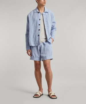 Marané - Elasticated Linen Shorts image number 2