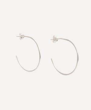 Studio Adorn - Sterling Silver Free-Formed Open Hoop Earrings image number 0