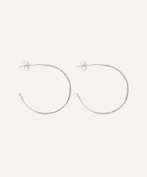 Studio Adorn - Sterling Silver Free-Formed Open Hoop Earrings image number 2