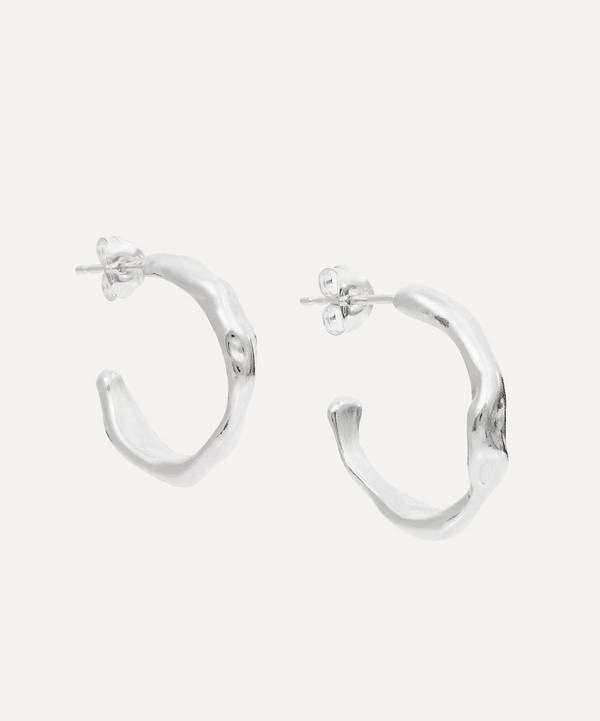 Studio Adorn - Sterling Silver Melty Open Hoops image number 0