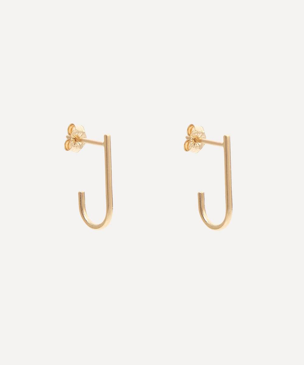 Studio Adorn - 9ct Gold Curl Stud Earrings
