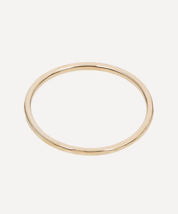 Studio Adorn - 9ct Gold Hammered Stacking Band Ring image number null