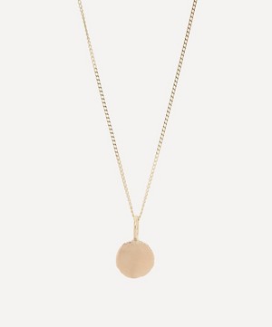 9ct Gold Zero Waste Pebble Pendant Necklace