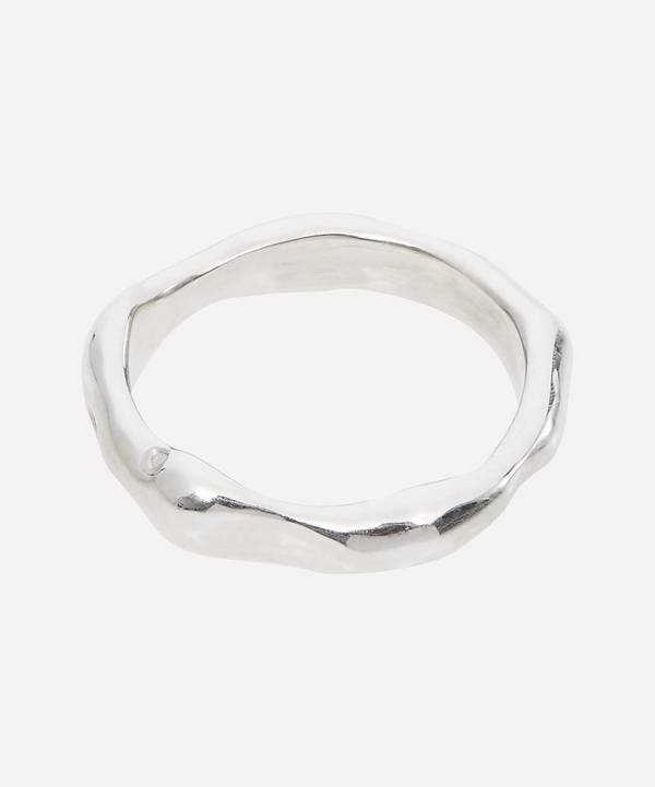 Studio Adorn - Sterling Silver Organic Melty Band Ring image number 0