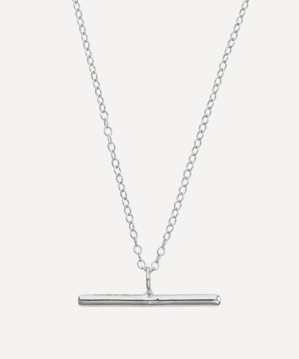 Studio Adorn - Sterling Silver Minimal Bar Pendant Necklace