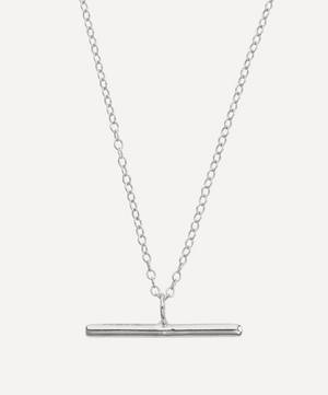 Sterling Silver Minimal Bar Pendant Necklace