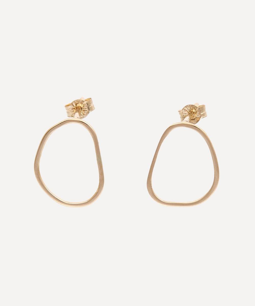 Studio Adorn - 9ct Gold Mini Free-Form Shape Stud Earrings