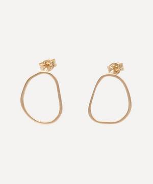 9ct Gold Mini Free-Form Shape Stud Earrings