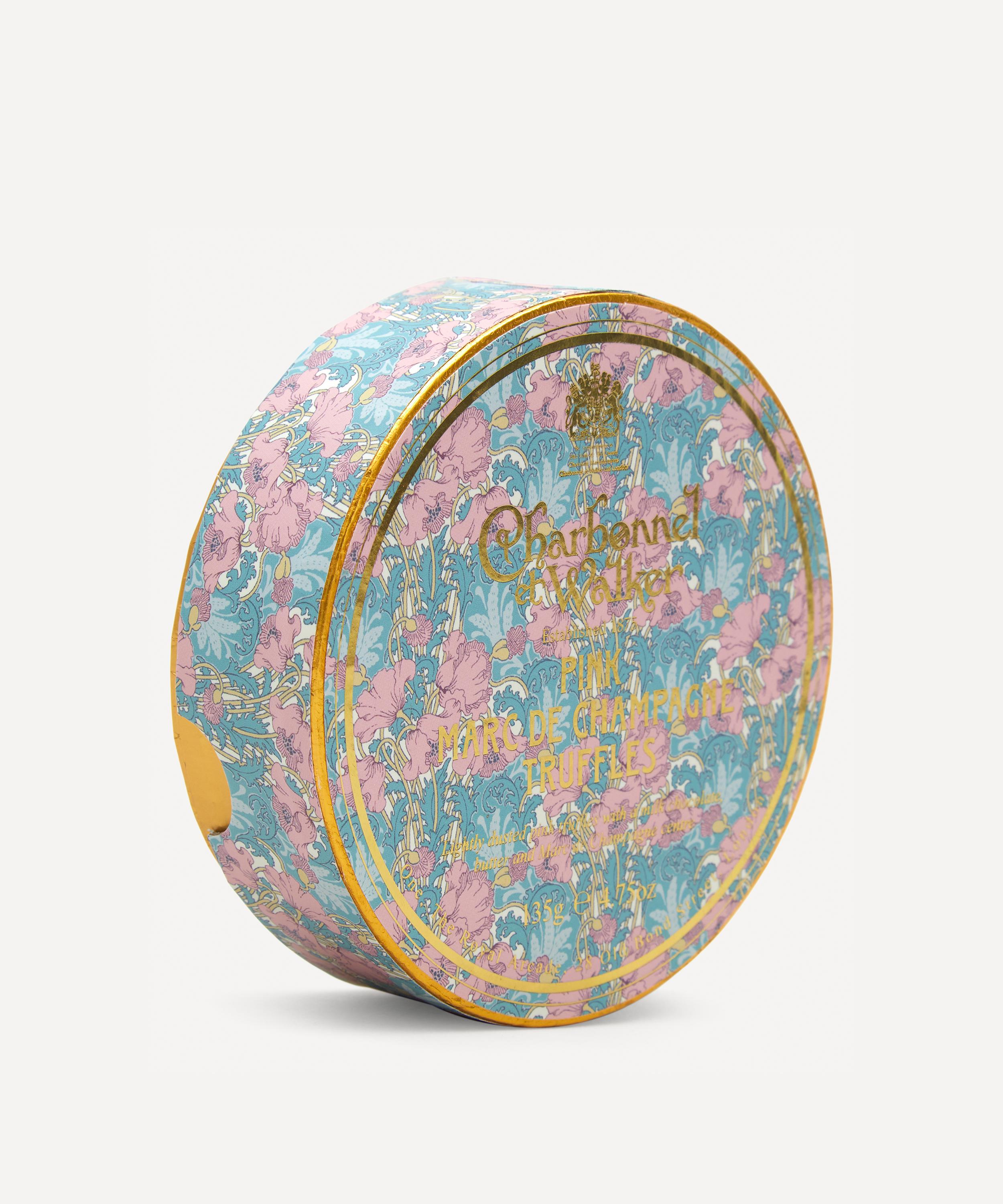 Charbonnel et Walker - Liberty Print Pink Marc de Champagne Truffles 135g image number 3