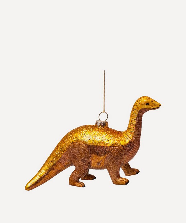 Christmas - Glass Dinosaur Ornament image number null