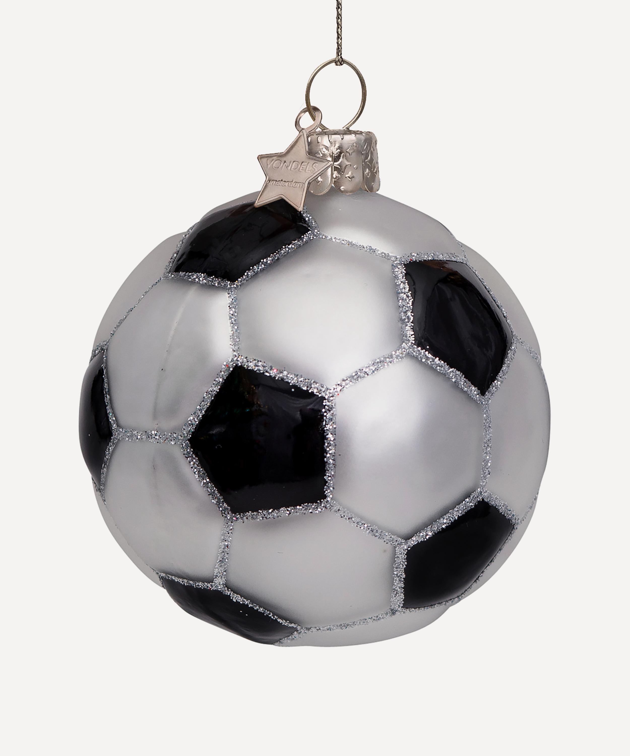 Christmas - Glass Football Ornament image number 0
