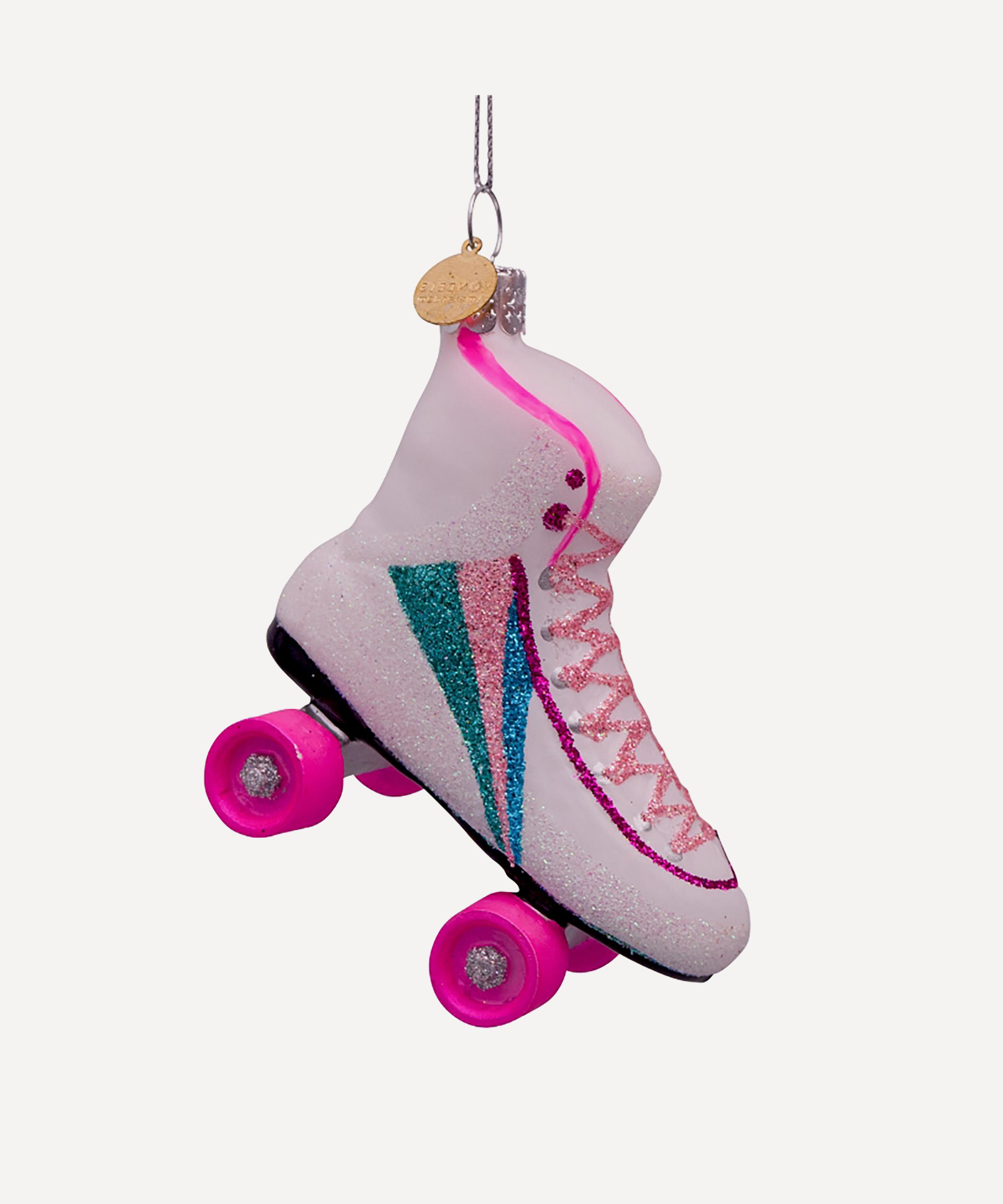 Christmas - Glass Rollerskate Ornament image number 0