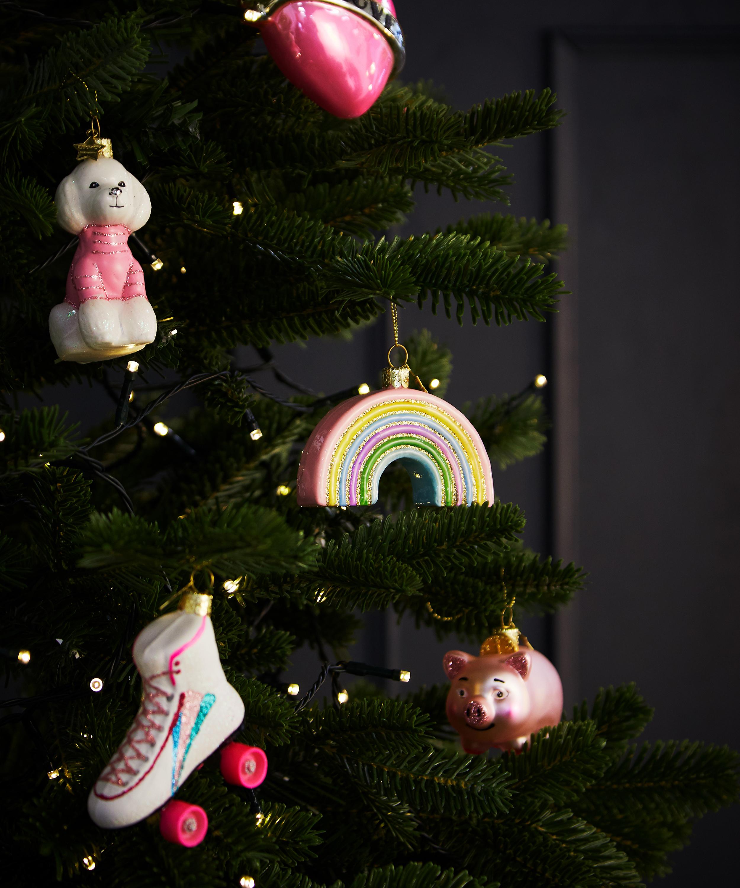 Christmas - Glass Rainbow Ornament image number 1