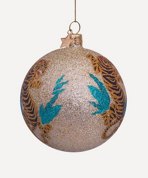 Christmas - Glass Tiger Bauble image number 2