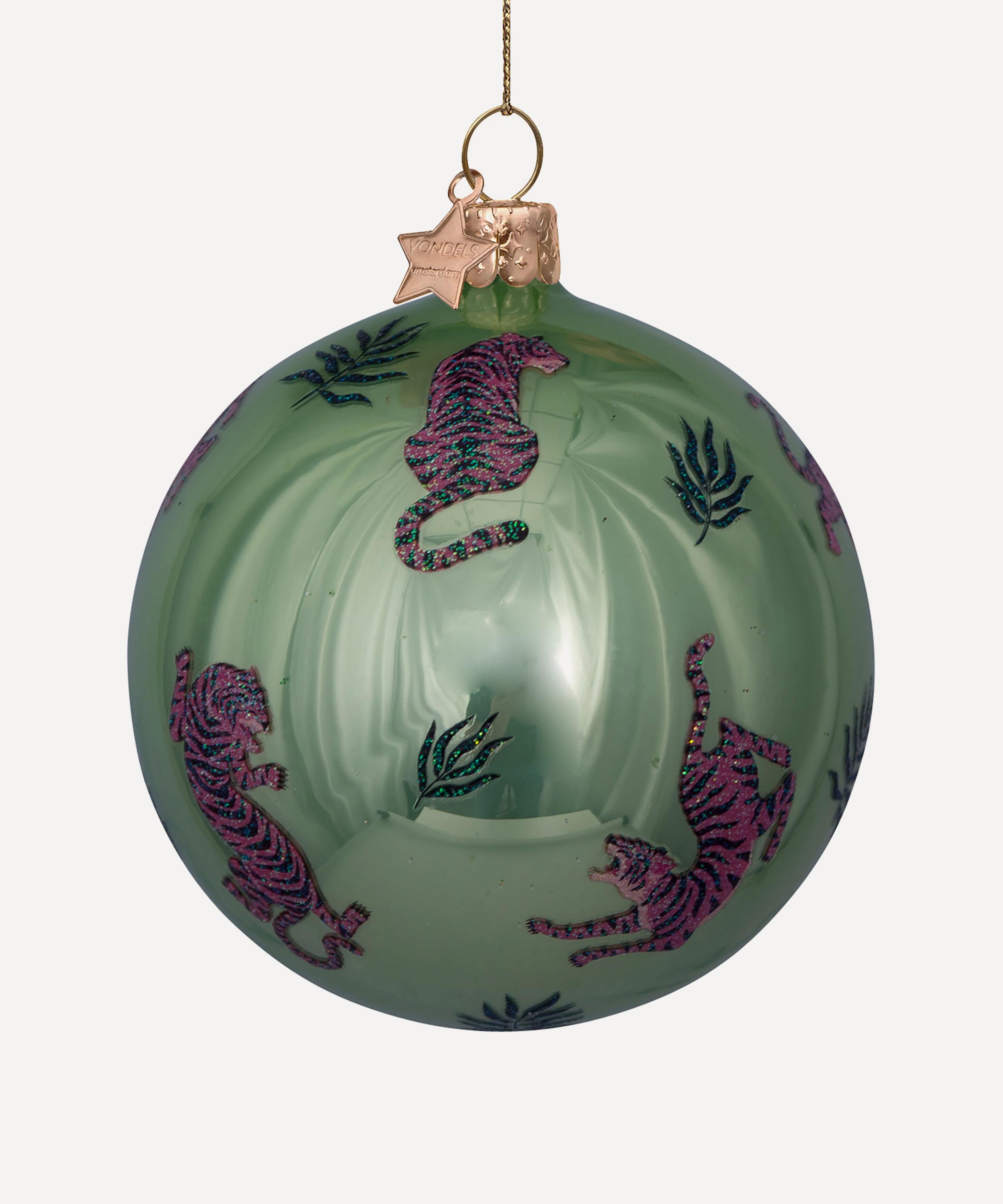 Christmas - Glass Tiger Bauble image number 2