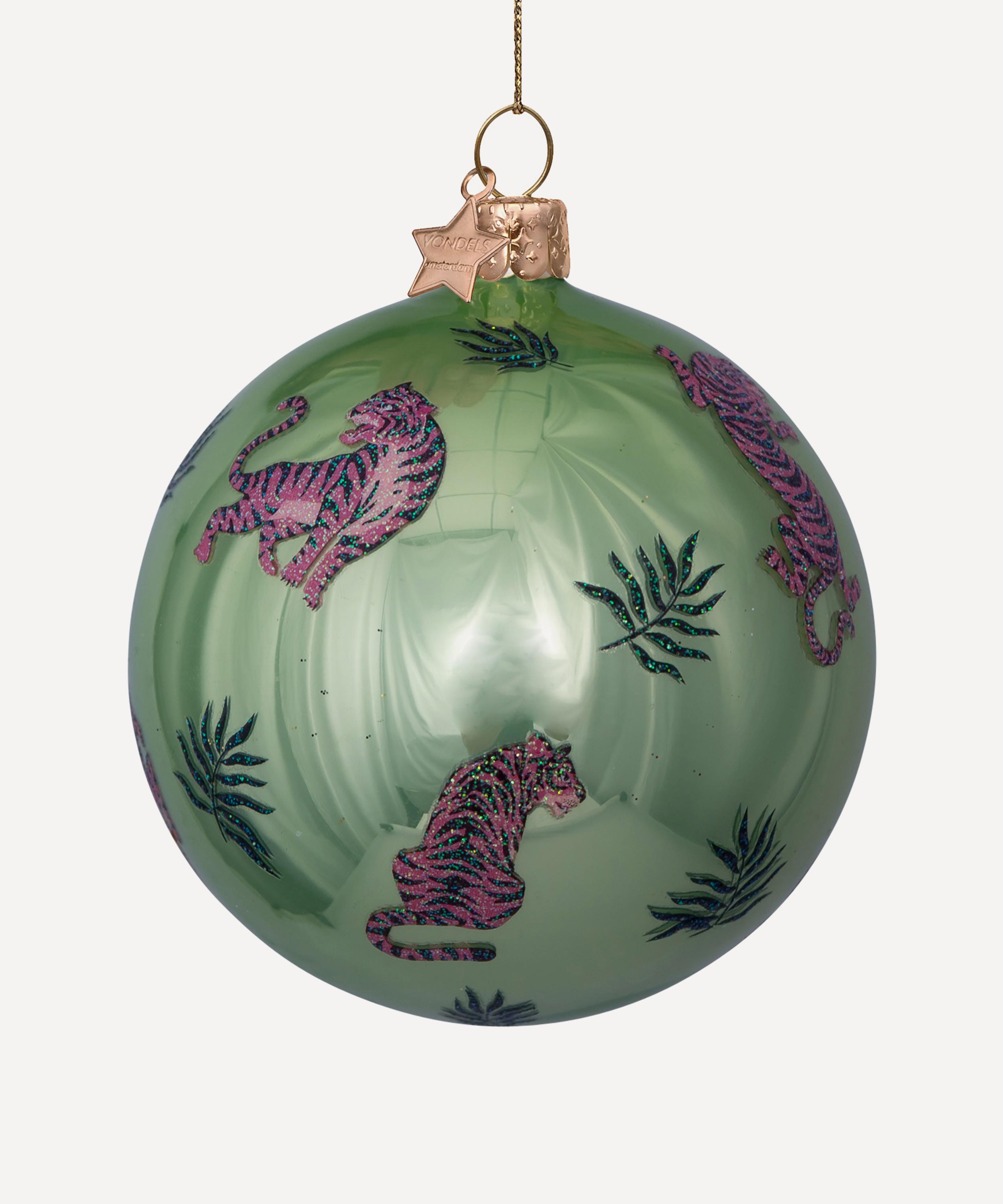 Christmas - Glass Tiger Bauble image number 3